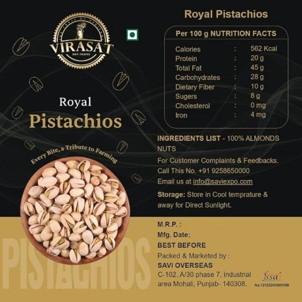 Roasted Pistachio Salted