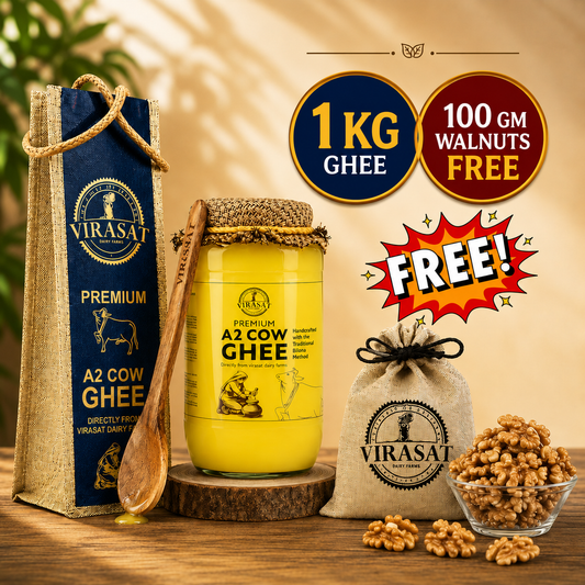 A2 Cow Ghee with Walnut Combo