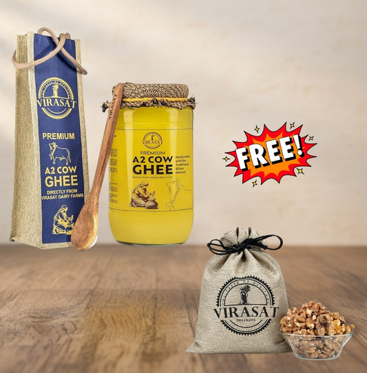 A2 Cow Ghee with Walnut Combo